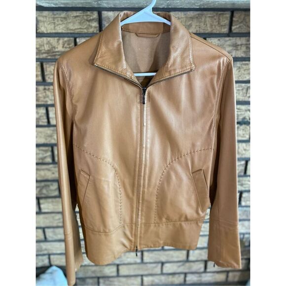 Enrico Mandelli Leather‎ Jacket - Picture 1 of 8